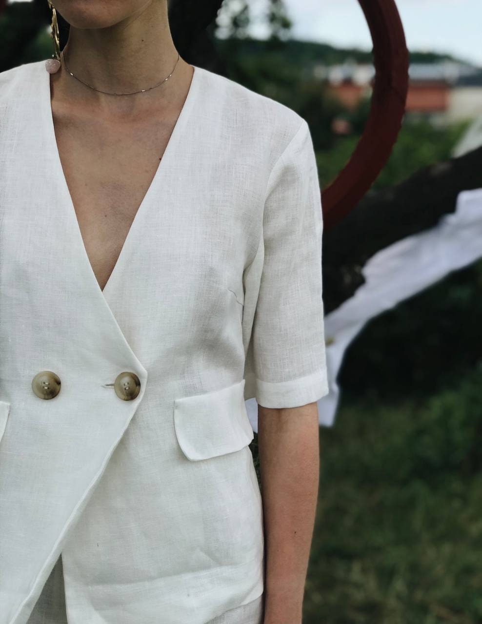 Linen Women Suit