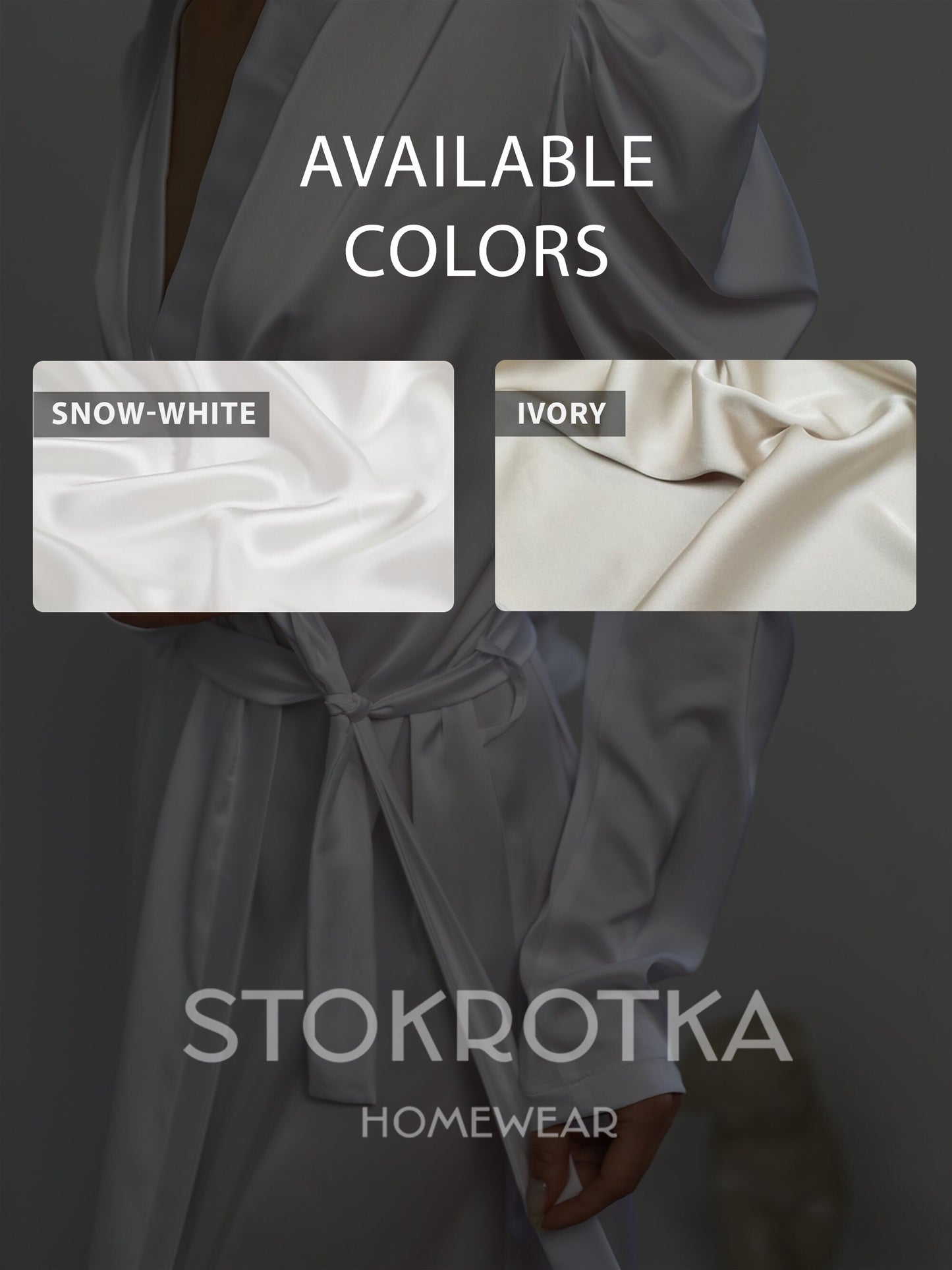 Silk Wedding Robe for Bride